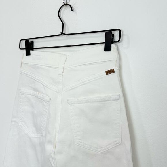 AYR The Beat Barrel Leg Ankle Crop Jean in Tofu White NEW size 23 - Picture 5 of 10